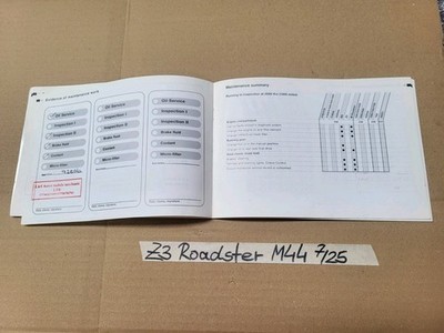 BMW Z3 Bordmappe Handbuch Betriebsanleitung + Service Heft Englisch M44 Motor – Bild 8