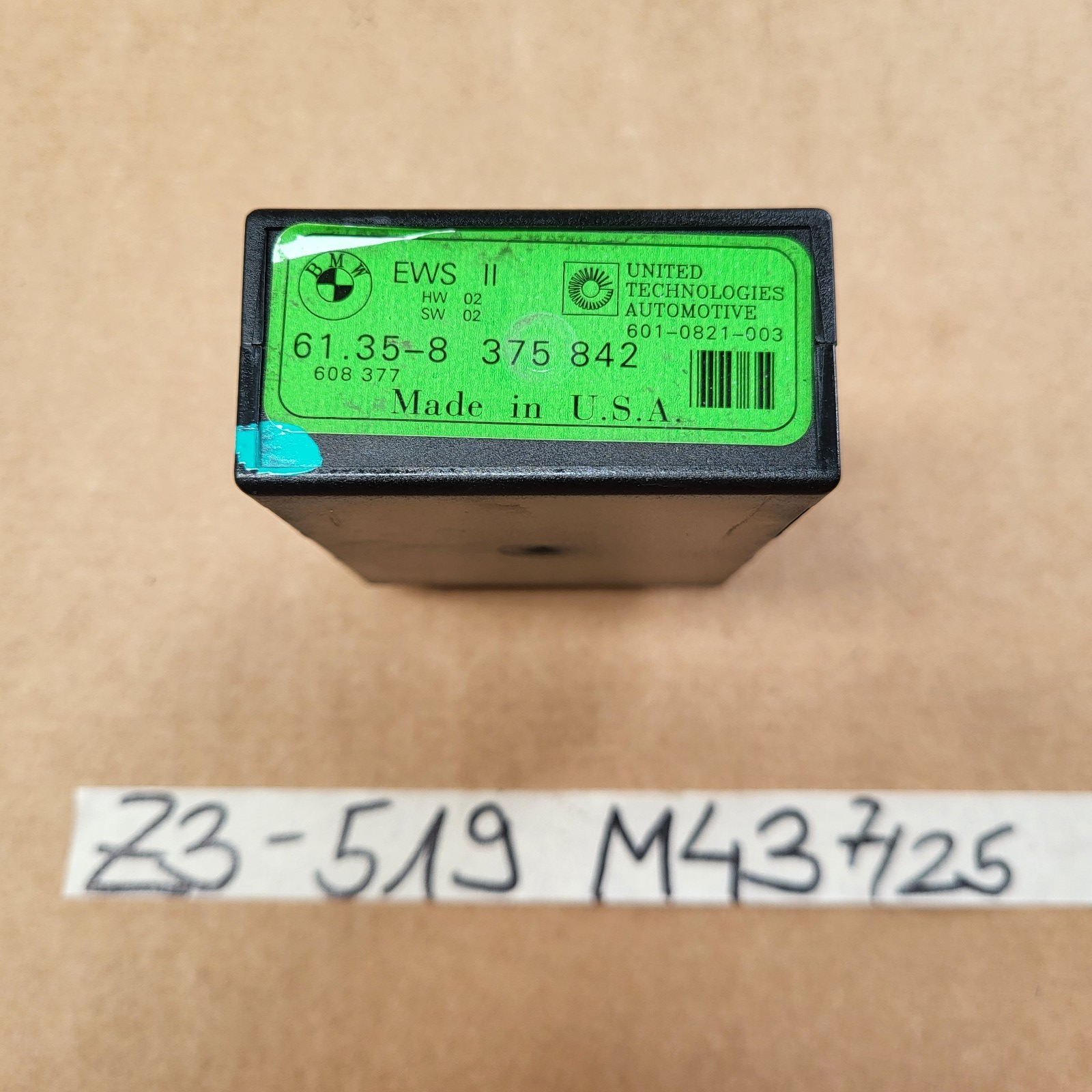 BMW Z3  Motorsteuergerät 1432519 EWS Türschloss M43 Motor OHNE Schlüssel – Bild 4