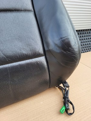 BMW Z3 Roadster Fahrer Sitz Oberteil  Leder schwarz Rücken Lehne Polster Heizung – Bild 6