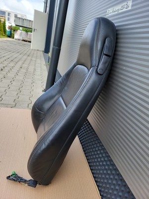 BMW Z3 Roadster Fahrer Sitz Oberteil  Leder schwarz Rücken Lehne Polster Heizung – Bild 7