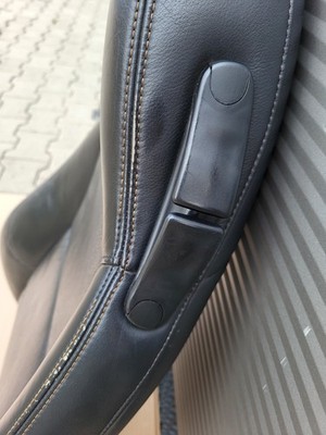 BMW Z3 Roadster Fahrer Sitz Oberteil  Leder schwarz Rücken Lehne Polster Heizung – Bild 9