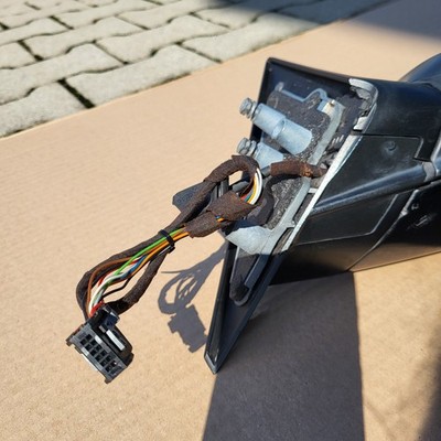 BMW E46 Cabrio Coupe Außen Spiegel RECHTS schwarz Memory Funktion anklappbar – Bild 10