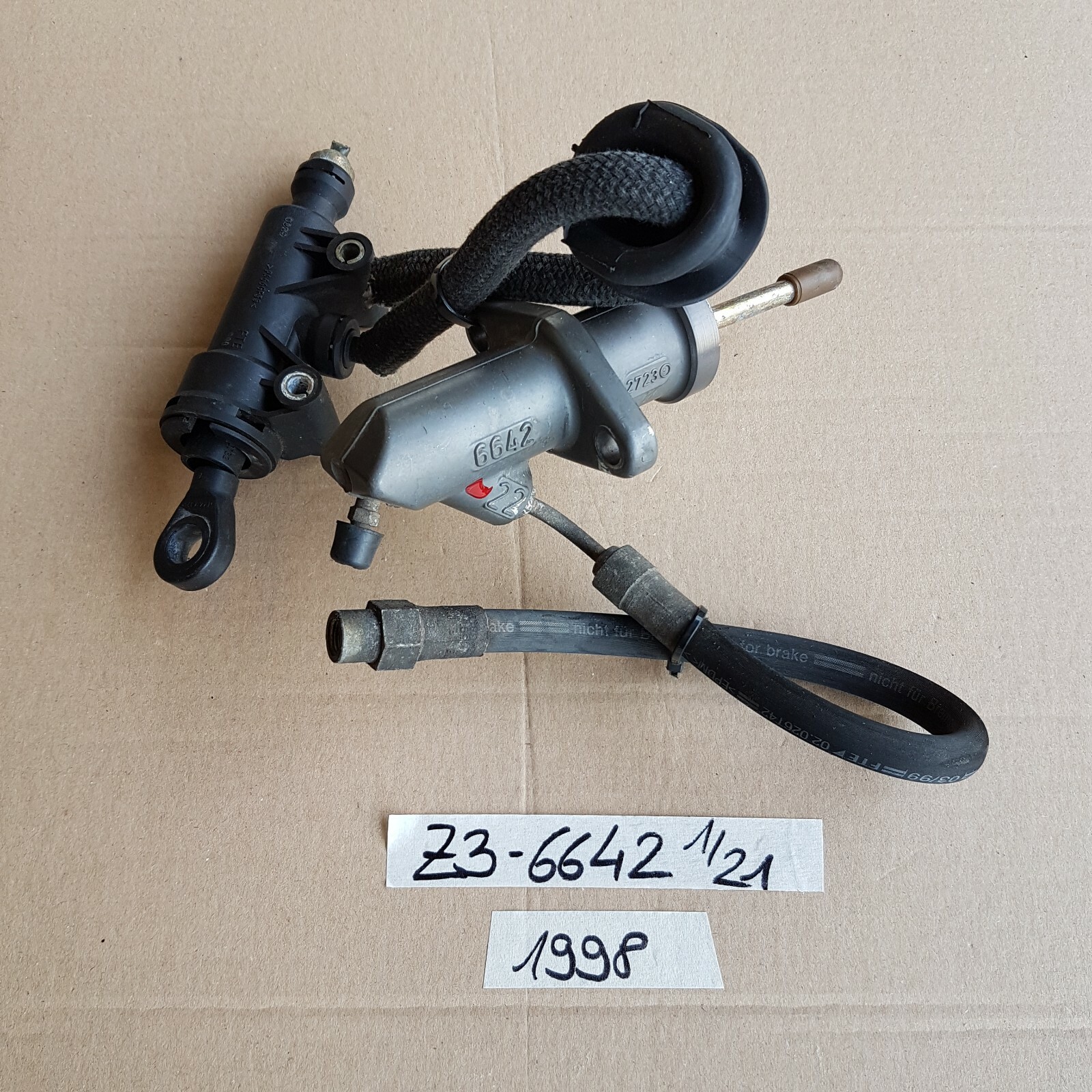 BMW Z3 Roadster Kupplungszylinder Nehmer 6642 + Geber Zylinder Kupplung 1163900 – Bild 1