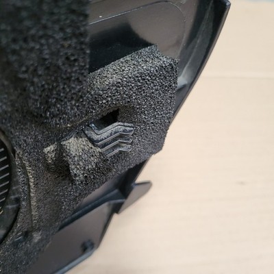 BMW Z3 Roadster Fussraum Lautsprecher Verkleidung  unten LINKS 8397544 schwarz – Bild 4