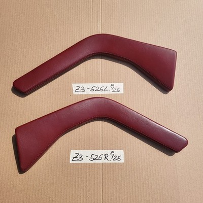 BMW Z3 Bumerang Verkleidung Mittelkonsole Blende rechts + links Voll Leder Rot – Bild 1