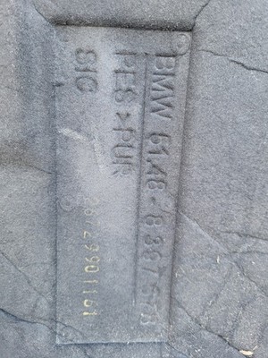 BMW Z3 Roadster Dämm Matte Motorhaube Dämmung Schall Isolierung 8397678 Emblem – Bild 5