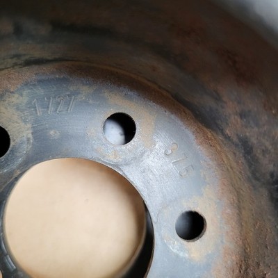 BMW E36 E34  Riemenscheibe 1727375 Kurbelwelle Servo Klima M40 Motor – Bild 2