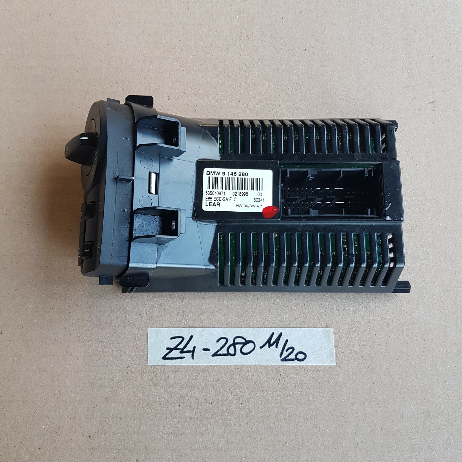 BMW Z4  Halogen Lichtschalter Schalter Einheit Licht Nebel Scheinwerfer 9146280 – Bild 2