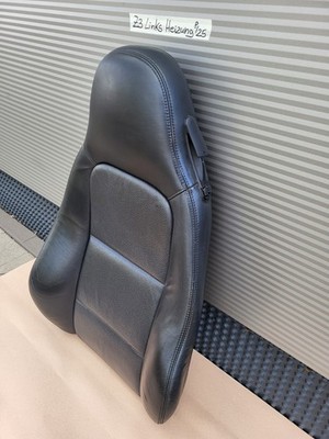 BMW Z3 Roadster Fahrer Sitz Oberteil  Leder Black Rücken Lehne Polster + Heizung – Bild 3