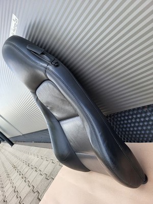 BMW Z3 Roadster Fahrer Sitz Oberteil  Leder Black Rücken Lehne Polster + Heizung – Bild 4