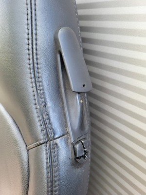 BMW Z3 Roadster Fahrer Sitz Oberteil  Leder Black Rücken Lehne Polster + Heizung – Bild 5