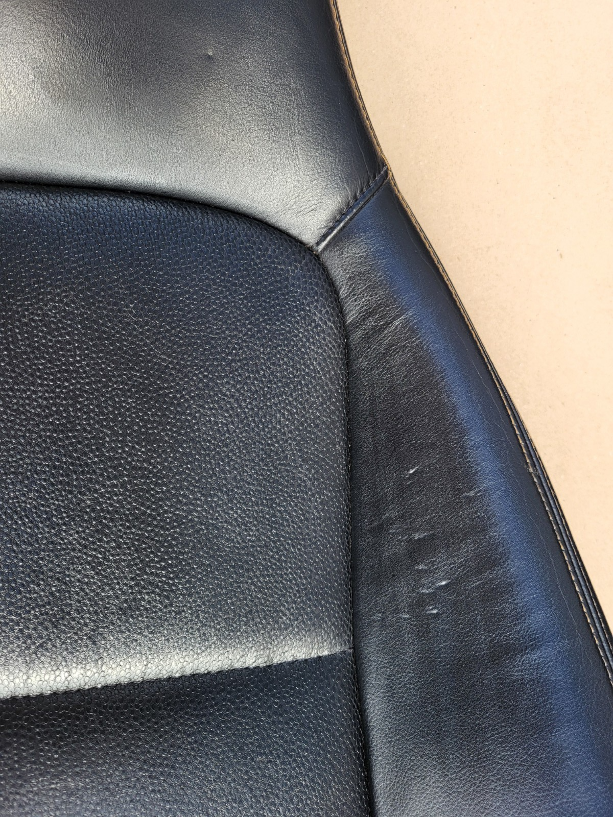 BMW Z3 Roadster Beifahrer Sitz Oberteil  Leder Rücken Lehne Polster Heizung – Bild 13