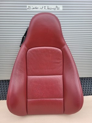 BMW Z3 Beifahrer Sitz Oberteil Leder rot Rückenlehne Polster Sitzheizung – Bild 1