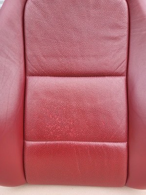 BMW Z3 Beifahrer Sitz Oberteil Leder rot Rückenlehne Polster Sitzheizung – Bild 11