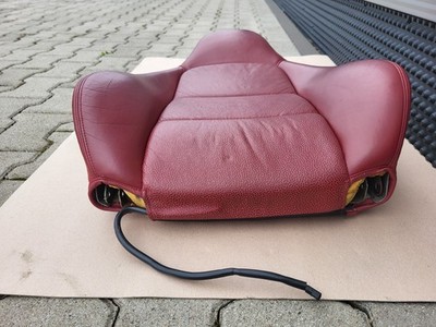 BMW Z3 Beifahrer Sitz Oberteil Leder rot Rückenlehne Polster Sitzheizung – Bild 14