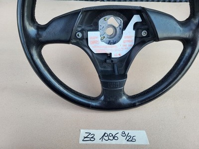 BMW E31 E34 E36 E39 Z3 Lenkrad 1093354 Leder Lenker Schwarz + Fahrer Airbagmodul – Bild 7