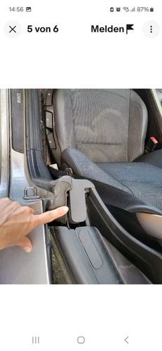 BMW Z4 E85 Roadster Verdeck Verkleidung Hardtop Abdeckung rechts + links Schwarz – Bild 6