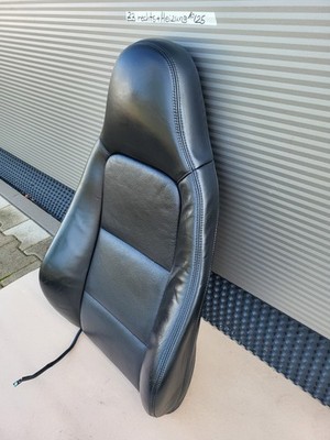 BMW Z3 Roadster Beifahrer Sitz Oberteil  Leder Schwarz Bezug + Polster + Heizung – Bild 2