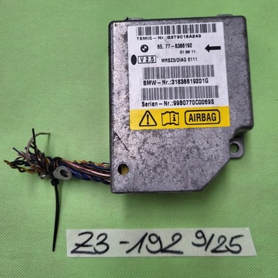 BMW Z3 Roadster Steuergerät Airbag Sensor AB Modul 8386192 – Bild 1