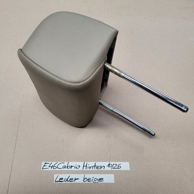 BMW E46 Cabrio Kopfstütze HINTEN Leder Beige Überroll-Schutzsystem