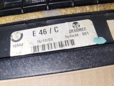 BMW E46 Cabrio Kopfstütze HINTEN Leder Beige Überroll-Schutzsystem