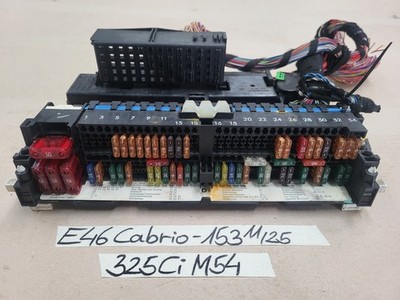 Original BMW E46 Cabrio  Sicherungskasten Relais Kasten +  Sicherungen 8364540