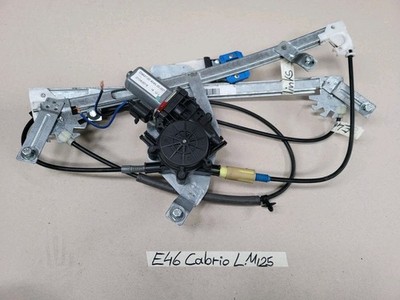 BMW E46 Cabrio Coupe Fensterheber Mechanismus Motor + Gestänge LINKS = Fahrer