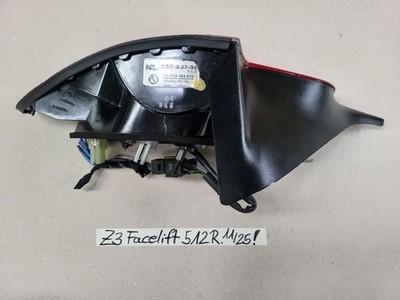 BMW Z3 Roadster Rückleuchte Rücklicht Bremslicht 8384512 RECHT rot weiss Kratzer