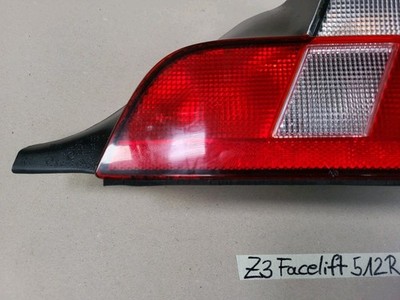 BMW Z3 Roadster Rückleuchte Rücklicht Bremslicht 8384512 RECHT rot weiss Kratzer