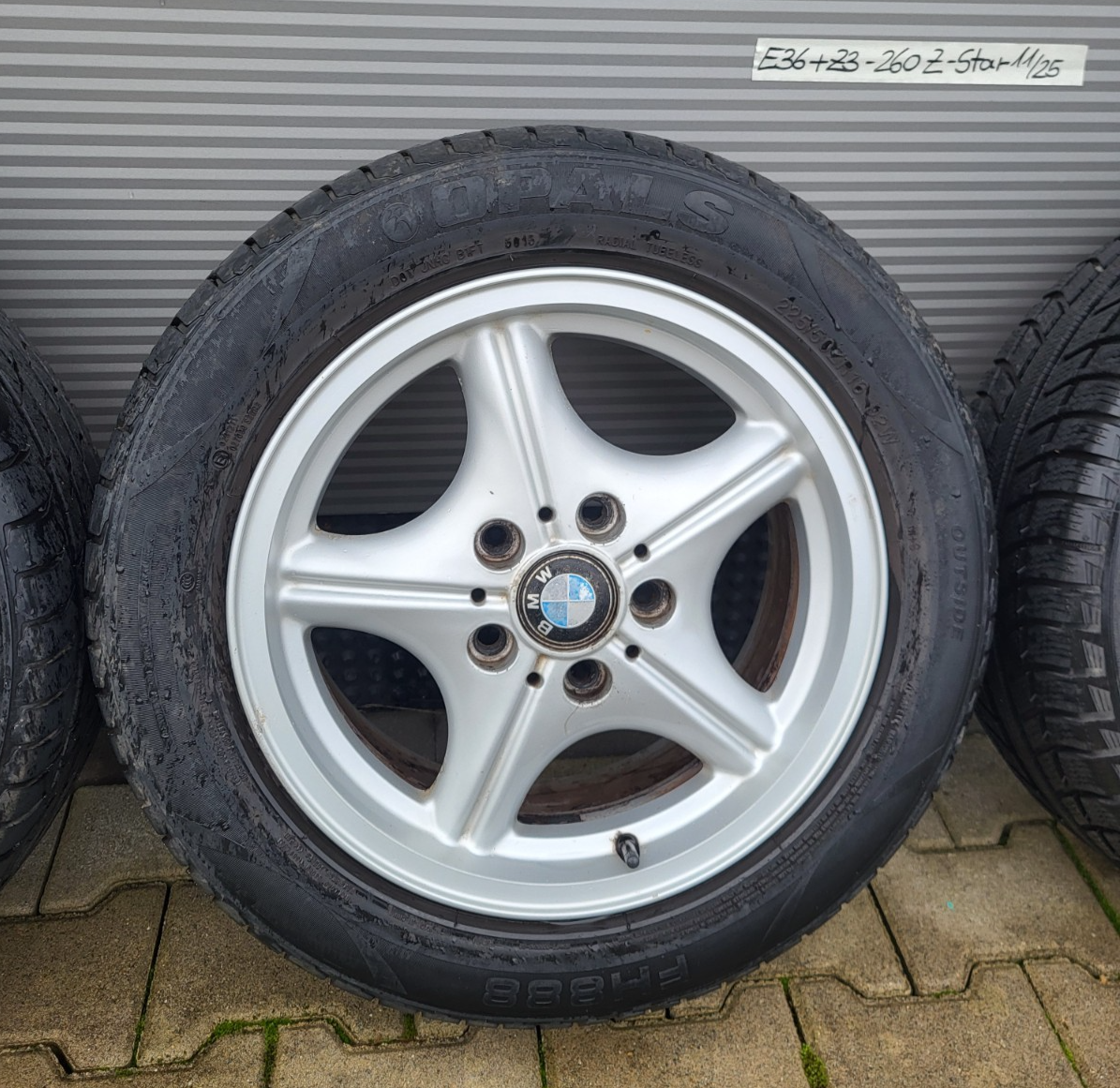 BMW E46 E36 Z3 Alufelgen 1092260 Z-Star 7 J x 16 Zoll 2x Winter Reifen ABHOLUNG