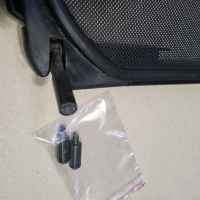 3x BMW Z3 Roadster Windschott Windschutz Abweiser Wind Stop Netz + Rahmen