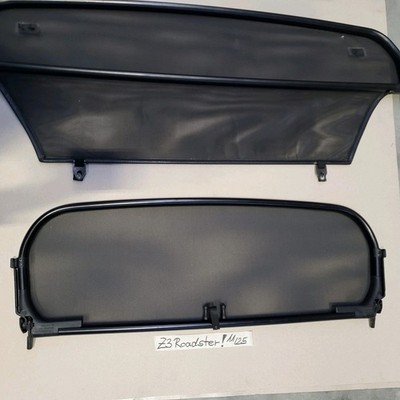 3x BMW Z3 Roadster Windschott Windschutz Abweiser Wind Stop Netz + Rahmen