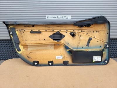 BMW Z3 Roadster Tür Verkleidung Leder Schwarz RECHTS + Griff + Alu Blende