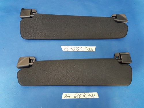BMW Z4 E85 Sonnenblende Set Sonnen Schutz LINKS 7016665 RECHTS 7016666 Schwarz