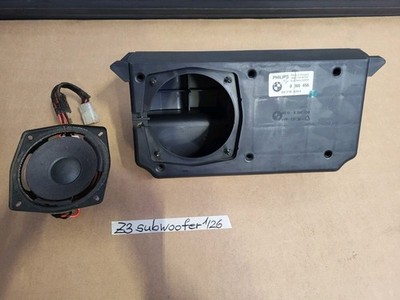 BMW Z3 Roadster Staufach Box Deckel Macke Subwoofer 8386456 Sound System HINTEN