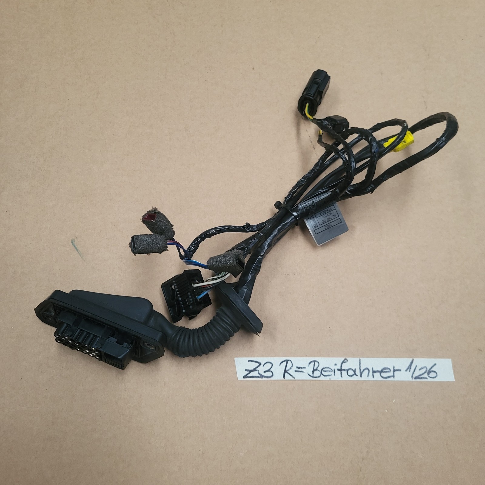 BMW Z3 Roadster Beifahrer Tür Kabelbaum  Kabel Seiten Airbag Stecker LINKS