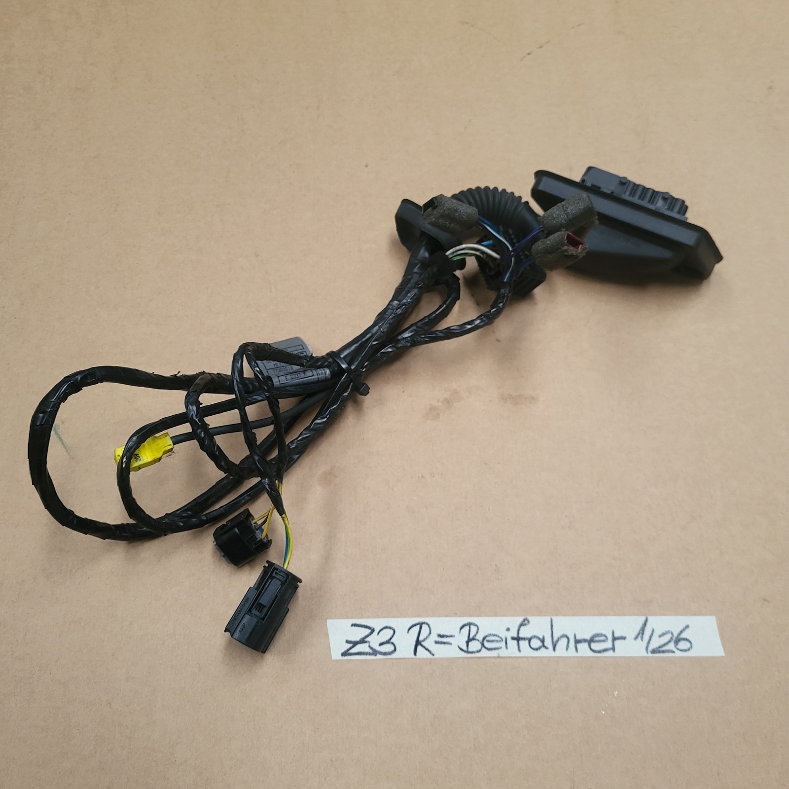 BMW Z3 Roadster Beifahrer Tür Kabelbaum  Kabel Seiten Airbag Stecker LINKS