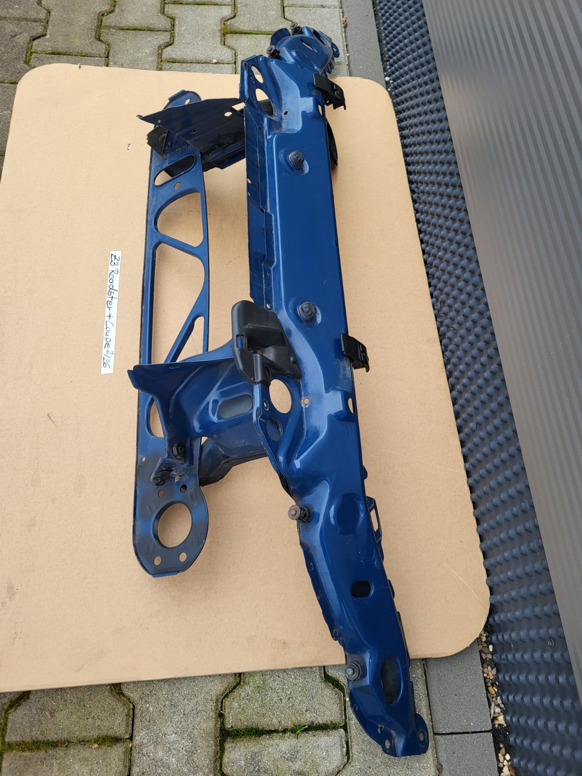 BMW Z3 Roadster + Coupe Schlossträger Frontblech blau  Frontmaske Vorderwand