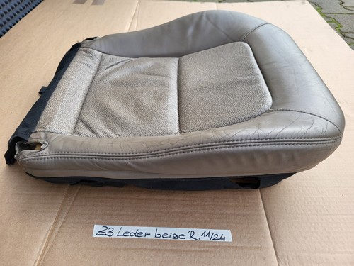 Sitzkissen BMW Z3 Beifahrer Sitz Unterteil Leder beige Bezug + Polster RECHTS