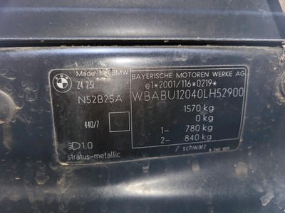 BMW Z4 E85 Seiten Außen Spiegel RECHTS 5 Kabel Stratus Grau Metallic Code 440 