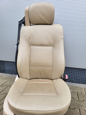 BMW E46 Cabrio Beifahrer Sitz elektrisch Leder Beige + Motor + Memory  ABHOLUNG