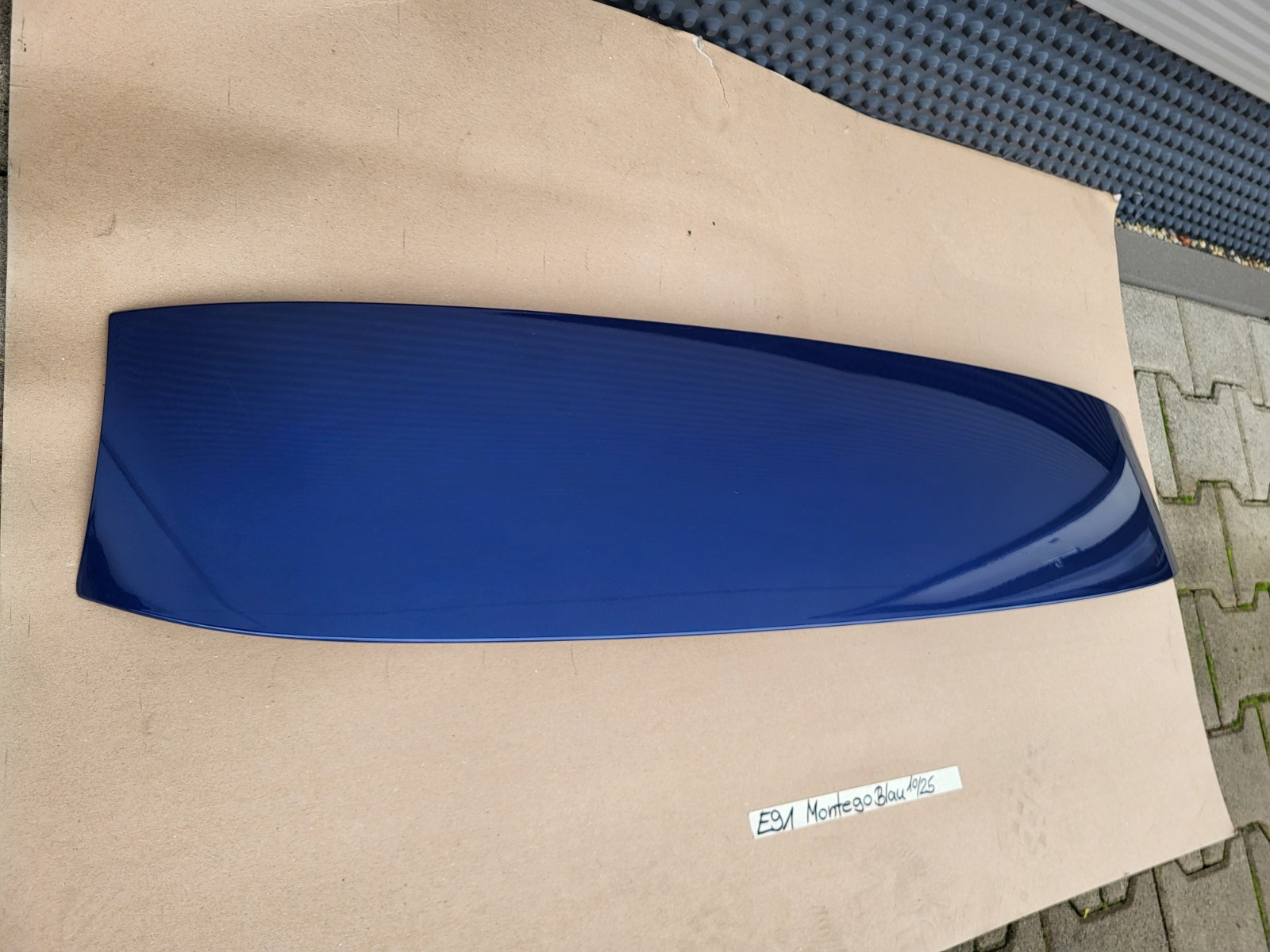 BMW E91 Dach Spoiler Heckdeckel Heckklappe Kofferraum Heckspoiler Montego Blau