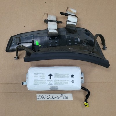 BMW E46 Cabrio Beifahrer-Airbag-Modul eingebaut mit Armaturenbrett Verkleidung
