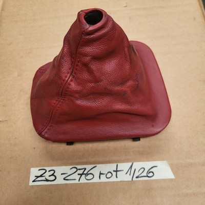 BMW Z3 Roadster + Coupe Schaltsack Leder Abdeckung für Schalthebel 1222276 Rot