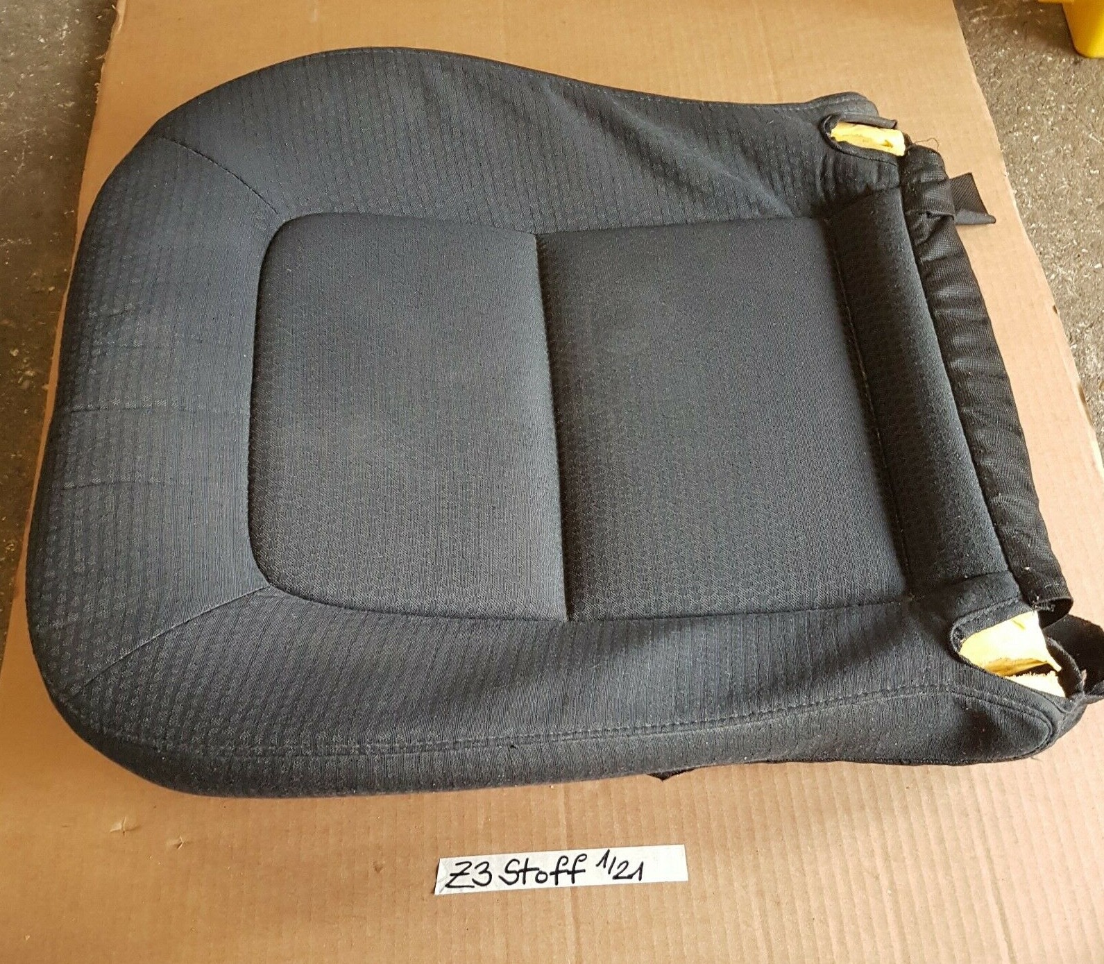 BMW Z3 Roadster Fahrer Stoff Sitz Unterteil schwarz Sitzfläche Kissen + Bezug