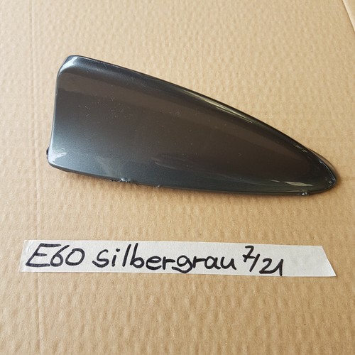 BMW E60 E61  Abdeckung Dachantenne GPS Antenne Haifisch Flosse Silber grau 