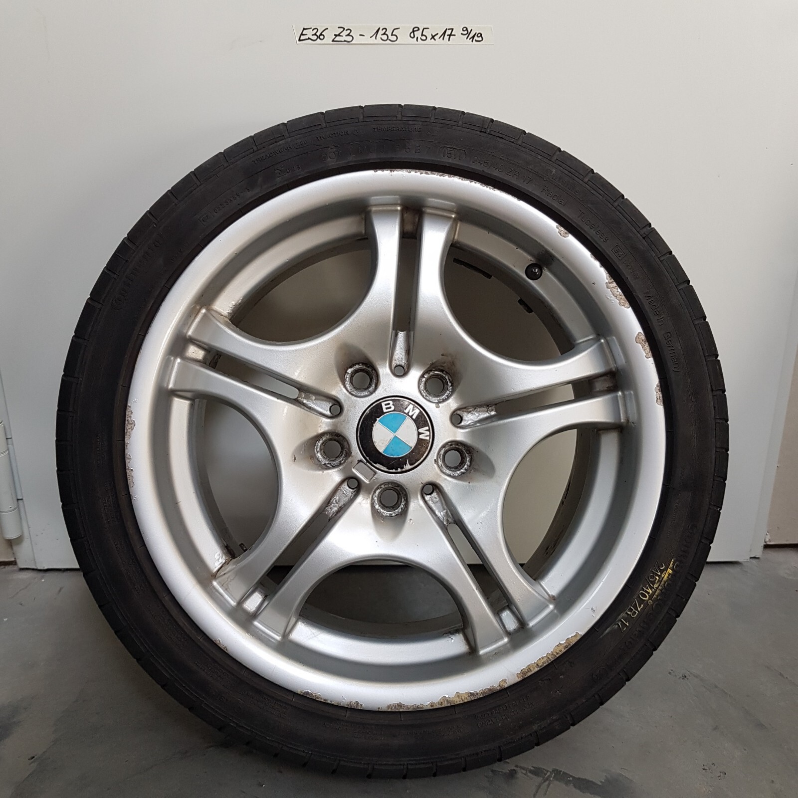 BMW E36 Z3 E46 Z4 E85 Alufelge 8,5 J x 17 Zoll 2229135 + Reifen 225/45 ABHOLUNG