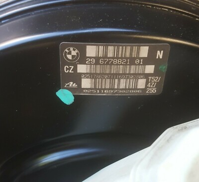 BMW Z4 Facelift Bremskraftverstärker 6778821 Bremskraftregler Hauptbremszylinder