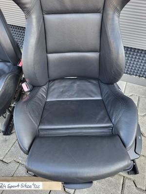 Sitze BMW Z4 E85 Fahrer + Beifahrer Sport Sitz Leder ohne Sitzheizung  ABHOLUNG