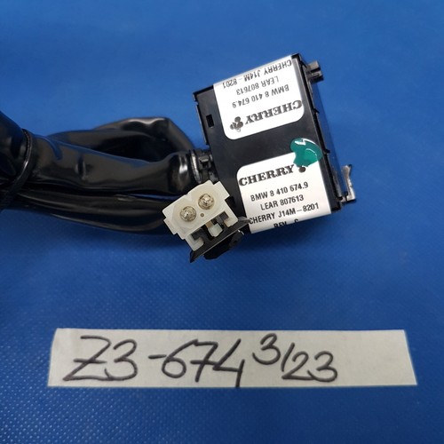 BMW Z3 Beifahrer Sitz Stecker Kabel Längs + Höhen Verstellung Schalter 8410674